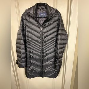 Lands' End Black Puffer Jacket